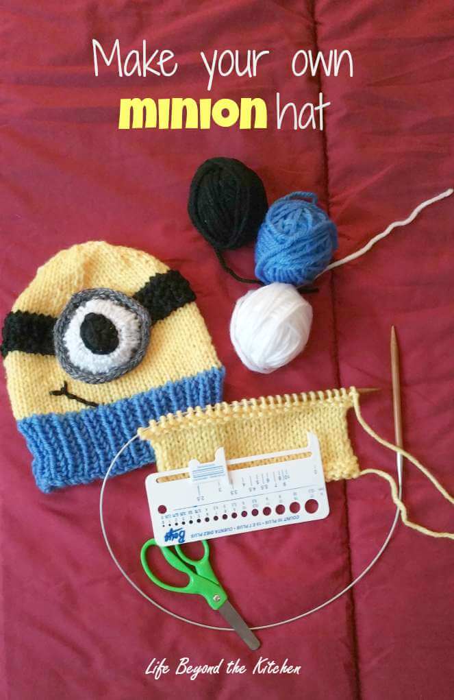 Minion Hat ~ Made to Suit ~ Life Beyond the Kitchen
