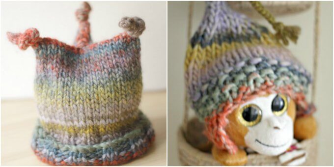 A Pair of Knit Hats Perfect for Little Ones