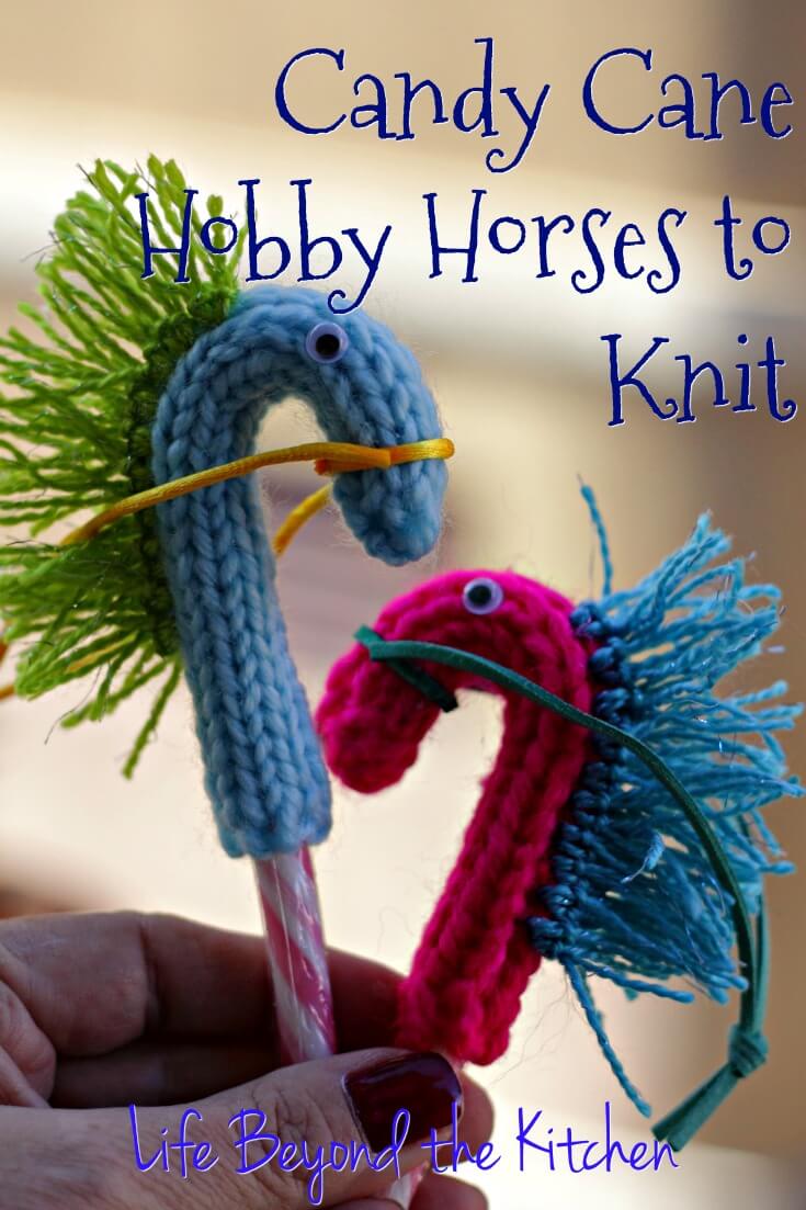 How to Make A Stable of  Cute Candy Cane Hobby Horses