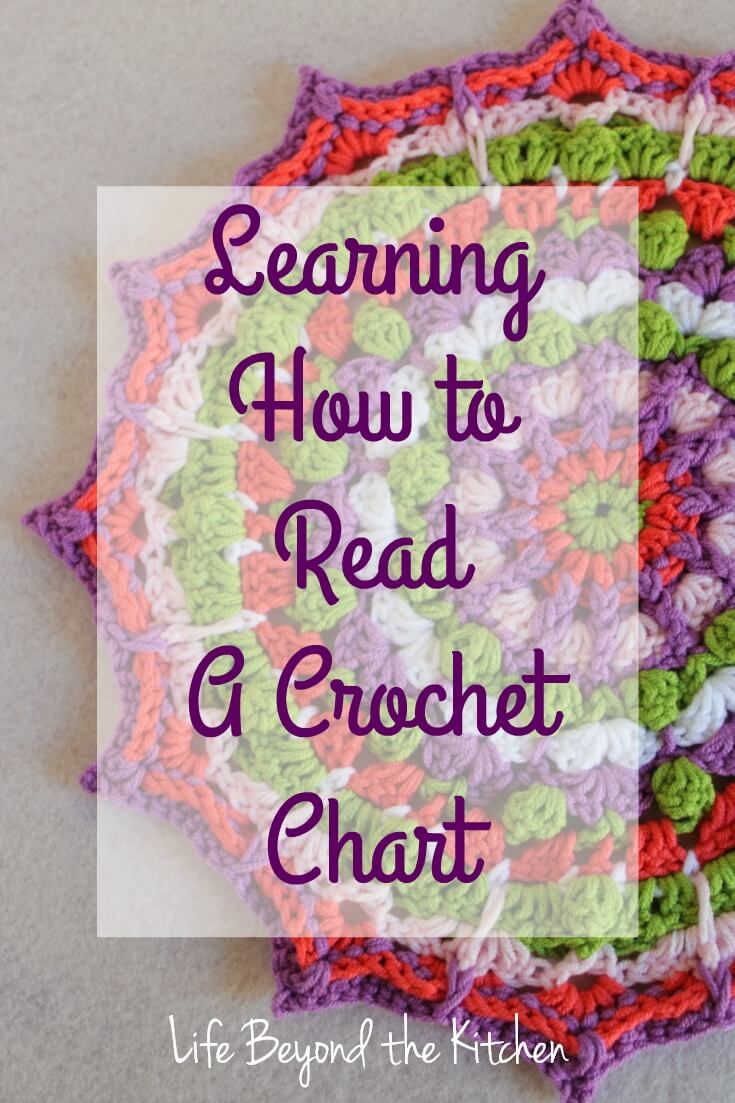 Learning How to Read A Crochet Chart ~ Creative Craft Blogger's Challenge ~ Life Beyond the Kitchen
