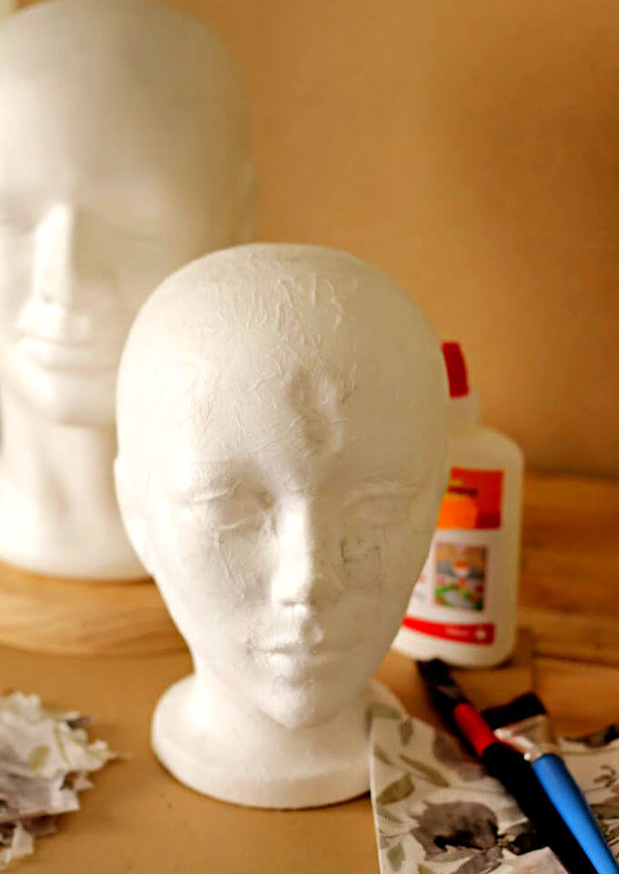 80 Styrofoam heads.. ideas  styrofoam head, mannequin art, mannequin heads