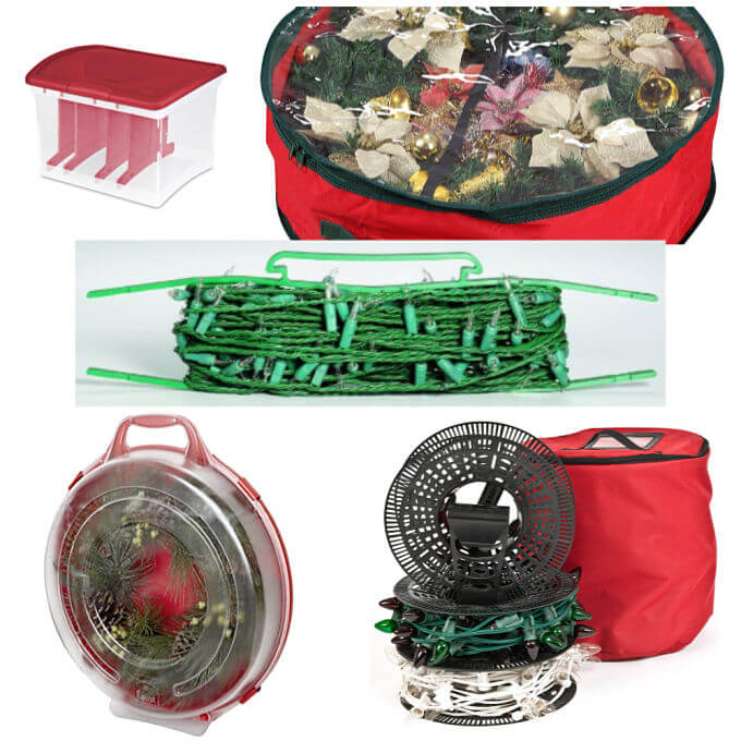 Christmas Lights, Garlands and Wreaths Need Custom Storage Solutions ~ Life Beyond the Kitchen