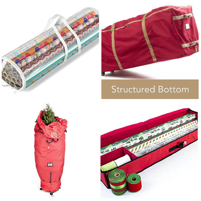 Storage for Christmas Trees and Wrapping Paper ~ Life Beyond the Kitchen