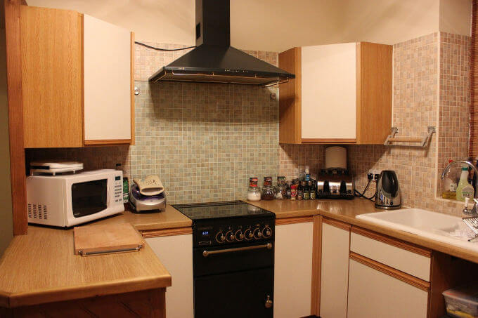 photo of small kitchen