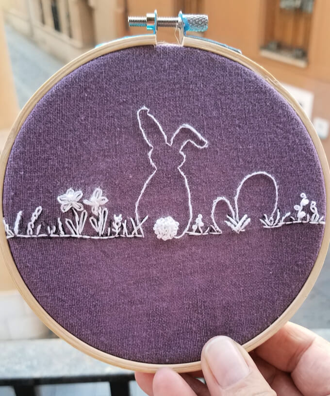 A Bunny Embroidery Project