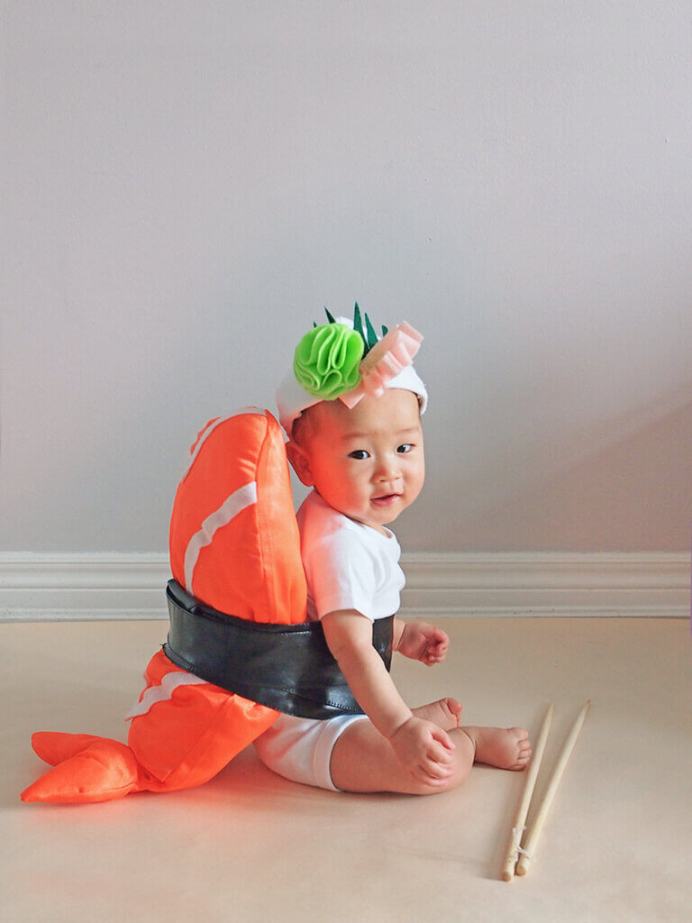 baby sushi costume