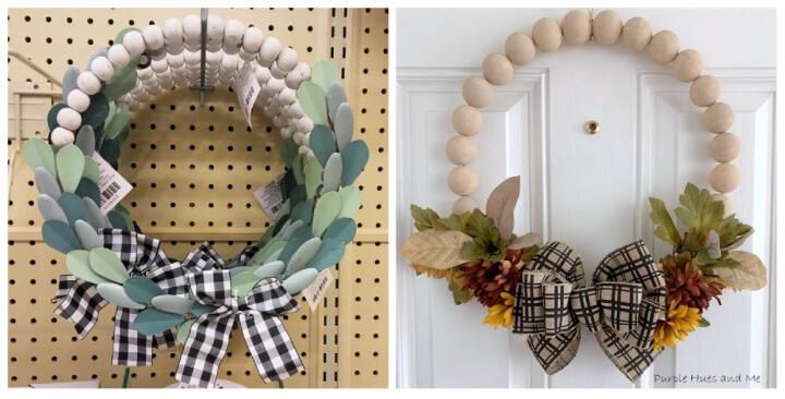 collage of 2 wreaths