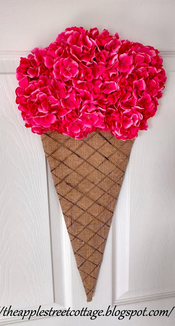 ice cream cone wall art