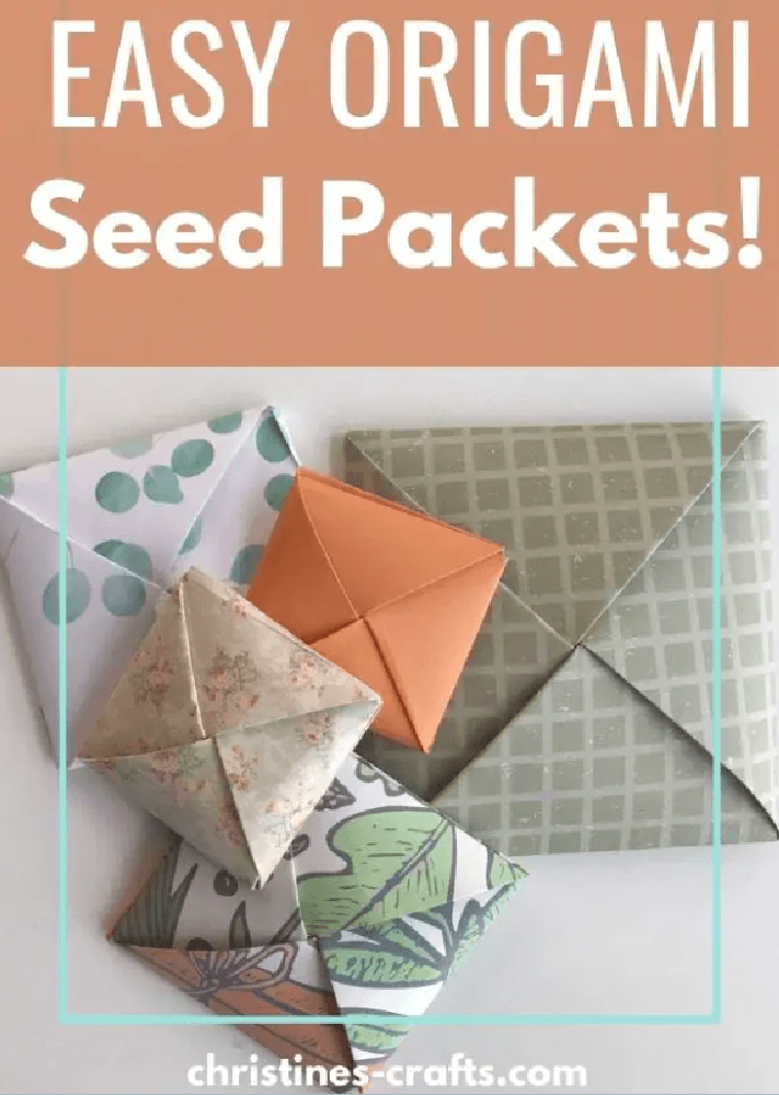 origami seed packets